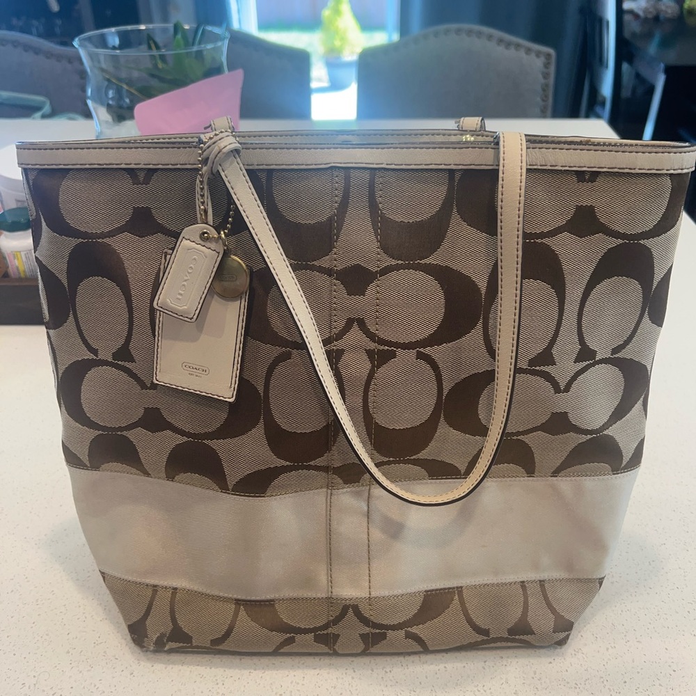 Authentic Coach tote bag